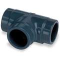 Schedule 80 CPVC Reducing Tee, 3/4" x 3/4" x 1/2" Pipe Size, Socket x Socket x Socket Fitting Connec