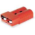 Anderson Power Products Power Connector, Red, 1/0 Wire Size (AWG), 0.437" Max. Wire Dia.