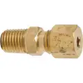 Male Connector, Replacement Compression Fitting, Brass, 1/8" x 1/8"