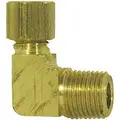 Male Elbow, Replacement Compression Fitting, Brass, 1/8" x 1/8"