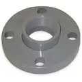 Van Stone Flange: 3 in Fitting Pipe Size, Schedule 80, Female NPT, 150 psi, Gray