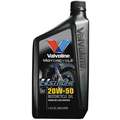 Conventional Engine Oil, 1 qt. Bottle, SAE Grade: 20W-50, Amber
