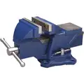 Heavy Duty Combination Vise, 4" Jaw Width, 4" Max. Opening, 2-1/4" Throat Depth