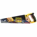 Stanley Tool Box Hand Saw: 15 in Blade L, Steel, 18 in Overall L, 8, Wood