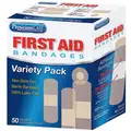 Physicianscare Plastic Strip Bandages, Assorted x Assorted, Sheer