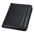 Samsill Portfolio: Simulated Feather, 8-1/2 in x 11 in Sheet Size, Black, Writing Pad