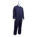 Chicago Protective Apparel Flame-Retardant 100% Treated Cotton, Flame-Resistant Coverall, Size: 3XL, Color Family: Blues