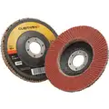 3M Cubitron 4-1/2" Flap Disc, Type 27, 7/8" Mounting Hole, Medium, 60 Grit Ceramic, 1 EA