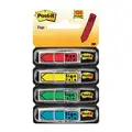 Post-It Sticky Flags, 1/2" x 1 3/4", Standard Adhesion, PK 4