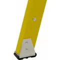 Louisville Portable Fold-Up Work Platform, Fiberglass, Dual Access Platform Style, 21" Platform Height