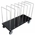 Vertical Panel Truck with Adjustable Cross Rails, 400 lb. Load Capacity, 44", 18"