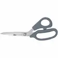 Clauss Shop Shears, Shop, Straight, Right Hand, Titanium Bonded Stainless Steel, Length of Cut: 3-1/4"