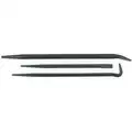 Mayhew 14", 16", 20" Hardened and Tempered Steel Line Up Pry Bar Set; Number of Pieces: 3