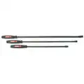 Dominator 12", 17", 25" Hardened and Tempered Steel Pry Bar Set; Number of Pieces: 3