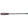 Screwdriver Handle Pry Bar, 17" L X 1-1/2" W, Hardened and Tempered Steel