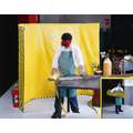 Singer Safety Vinyl Welding Screen, 6 ft. H x 9 ft.W x 0.012" Thick, Yellow