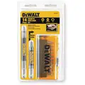 Dewalt Drive Guide Set: Drive Guide Set, 14 No. of Pieces, 1/4 in Hex Shank Size, Steel