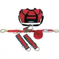 Horizontal Lifeline, 60 ft. Length, Portable Installation, 2 Workers Per System