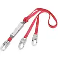 Protecta Fixed Length Shock-Absorbing Lanyard, Number of Legs: 2, Working Length: 6 ft.