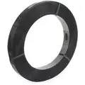 Steel Strapping, Steel, Black, 1/2" Strapping Width, 0.017" Strapping Thickness