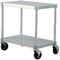 New Age Fixed Height Work Table, Aluminum, 20" Depth, 36" Height, 48" Width,400 lb. Load Capacity