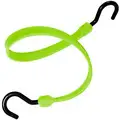 24" Polyurethane Bungee Strap with Nylon J-Hook End, Lime Green