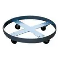 Drum Dolly, 1400 lb. Dolly Capacity, 55 gal. Drum Capacity, 23-1/8" Inside Dia., 6-1/4" Height