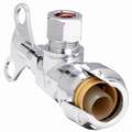 Angle Supply Stop: Angle Body, 1/2 in Inlet Size, 3/8 in Outlet Size, Compression Outlet