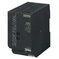 Siemens DC Power Supply: 132 to 264 V AC/93 to 187 V AC, Single, 24V DC, 240W, 10, DIN Rail