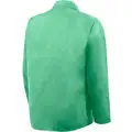 Steiner Green 100% 9 oz. Flame-Resistant Cotton Welding Jacket, Size: L, 30" Length