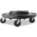 Rubbermaid Container Dolly, 250 lb. Load Capacity, Round, 1 Max. No. of Containers