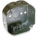 Raco Electrical Box, Galvanized Steel, 1-1/2" Nominal Depth, 4" Nominal Width, 4" Nominal Length