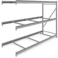 Tennsco 3 Shelf, Add-On Bulk Storage Rack; 2150 lb. Shelf Weight Capacity, 36" D x 72" H x 96" W, No Decking