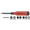 Megapro Multi-Bit Screwdriver 8-Pc., 15-in-1, Security Fasteners, 8-1/2" Overall Length