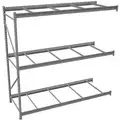 Tennsco 3 Shelf, Add-On Bulk Storage Rack; 2150 lb. Shelf Weight Capacity, 36" D x 96" H x 96" W, No Decking