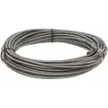Ridgid Drain Cleaning Cable: 5/16 in Dia., 50 ft Lg., Hollow Core, Drop Head Auger, C-22