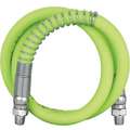 Grease Gun Hose: 36 in L, For Use With Manual or Battery Operated Grease Guns, 1/8 in MNPT