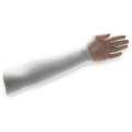 HPPE Sleeve, 18"L, Hemmed Cuff, White, Sleeve Size: Universal