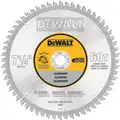 Dewalt DWA7758 7-1/4" Carbide Aluminum Cutting Circular Saw Blade, Number of Teeth: 60