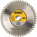 Dewalt DWA7761 7-1/4" Carbide Aluminum Cutting Circular Saw Blade, Number of Teeth: 48