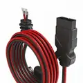 Noco Battery Terminal Connector: Plug-In, Black/Red, 12 ga, 0.081 in Max Wire Dia