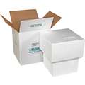 White Shipper and Carton, 19-1/2"D x 17-3/4"W x 17-3/4" L , Holds :5 gal. Bucket