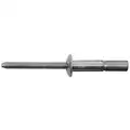 Imperialbolt Button Head Structural Rivet 1/4" Diameter, Stainless Steel Body/Stainless Steel Mandrel, Grip Range 0.0875-0.376", 100 PK