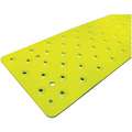 Safety Yellow, Aluminum Stair Tread Cover, Installation Method: Fasteners, Round Edge Type, 30" Widt