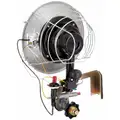 Dayton 8-5/16" x 7-1/8" x 12" Tank ToPortable Gas Heater with 250 sq. ft. Heating Area