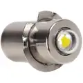 LED Replacement Flashlight Bulb, 74 Lumens for Most D and C Cell Flashlights, 1EA