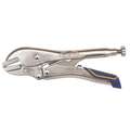 Irwin Vise-Grip Locking Plier: Flat, Quick Release, 1-1/2" Max Jaw Opening, 7"Overall L, 1-1/4" Jaw Lg