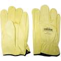 Electrical Glove Protector, Cream, Import Cowhide, 10" Length