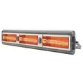 Electric Infrared Heater, 4500W/6000W, Surface, Suspended Mounting Type, 208/240 VAC, 1-phase