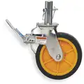 Scaffold Caster, 8" Overall Height, 2" Overall Width, 8" Overall Length, 500 lb. Load Capacity